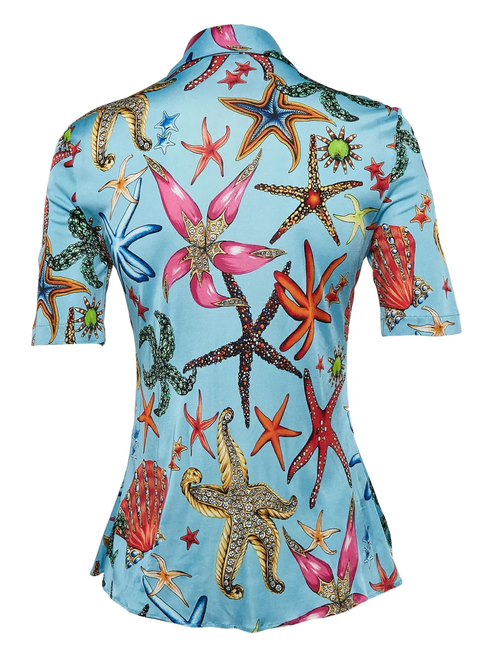 Versace Pre-Owned Trésor De La Mer starfish-print short-sleeve shirt | Image 2