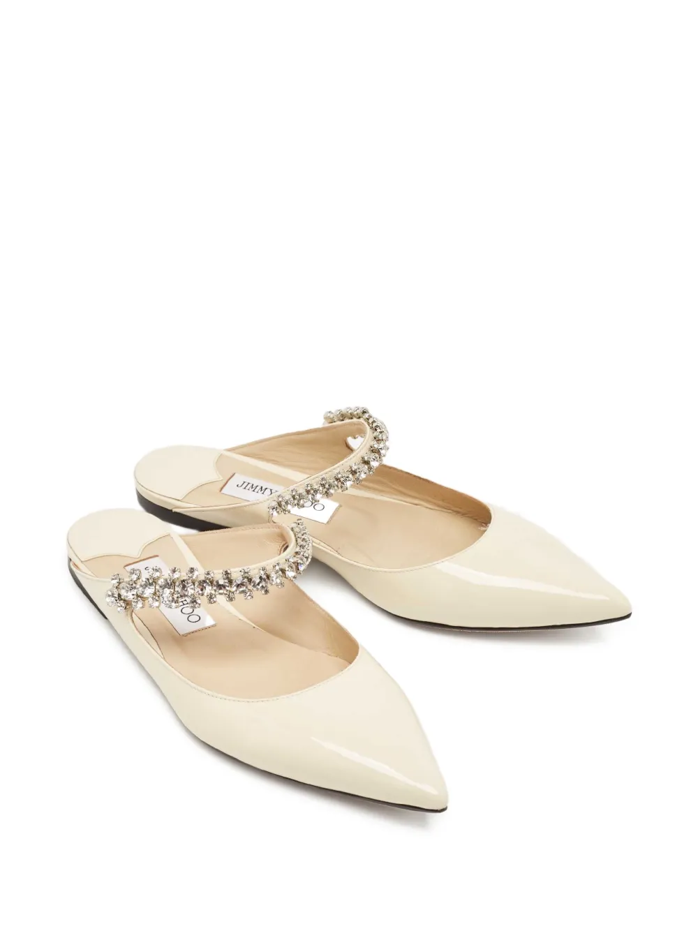 Jimmy Choo Pre-Owned crystal-embellished flat mules | Image 2