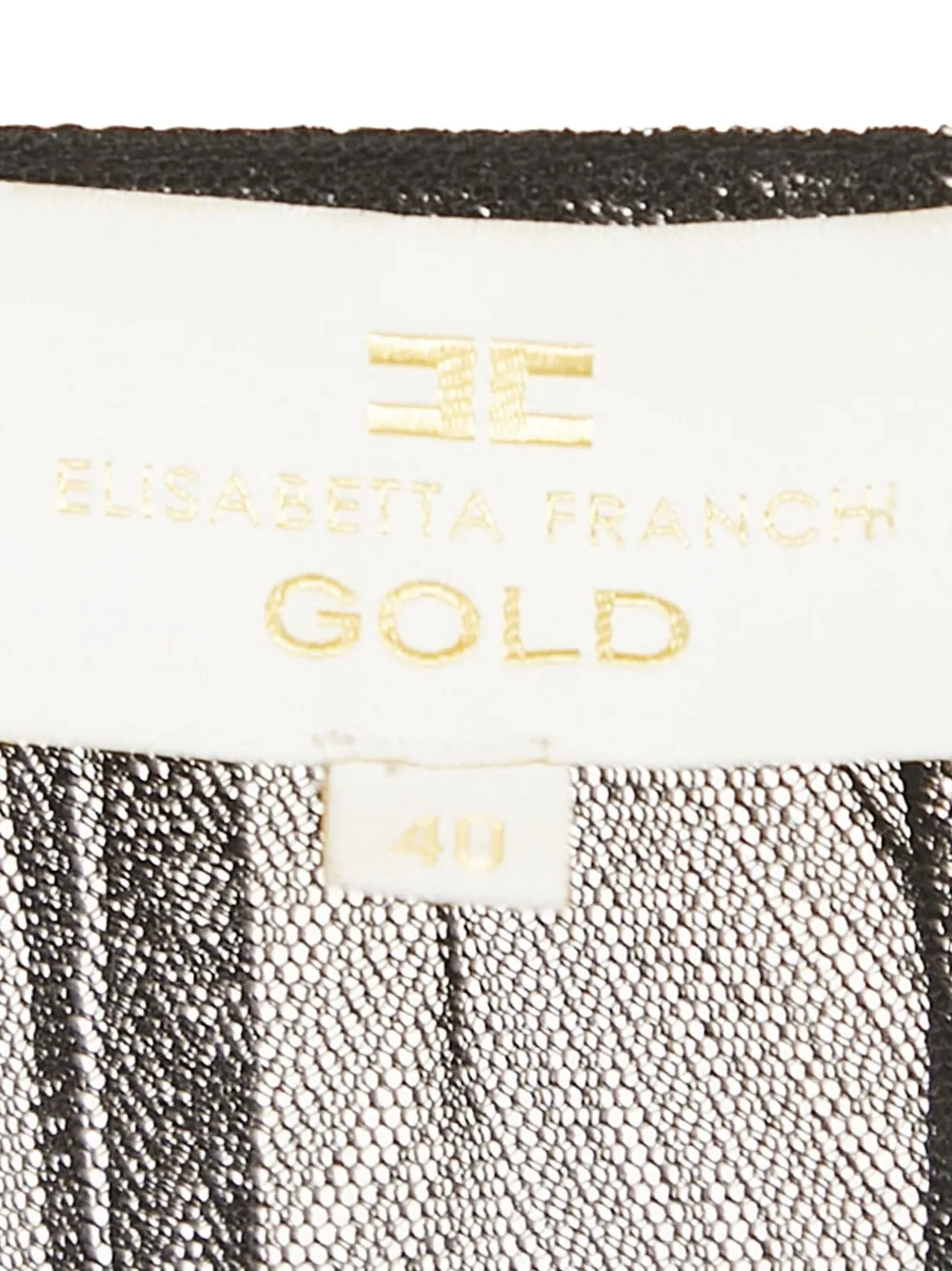 ELISABETTA FRANCHI Pre-owned Floral-embellished Bodysuit In Black