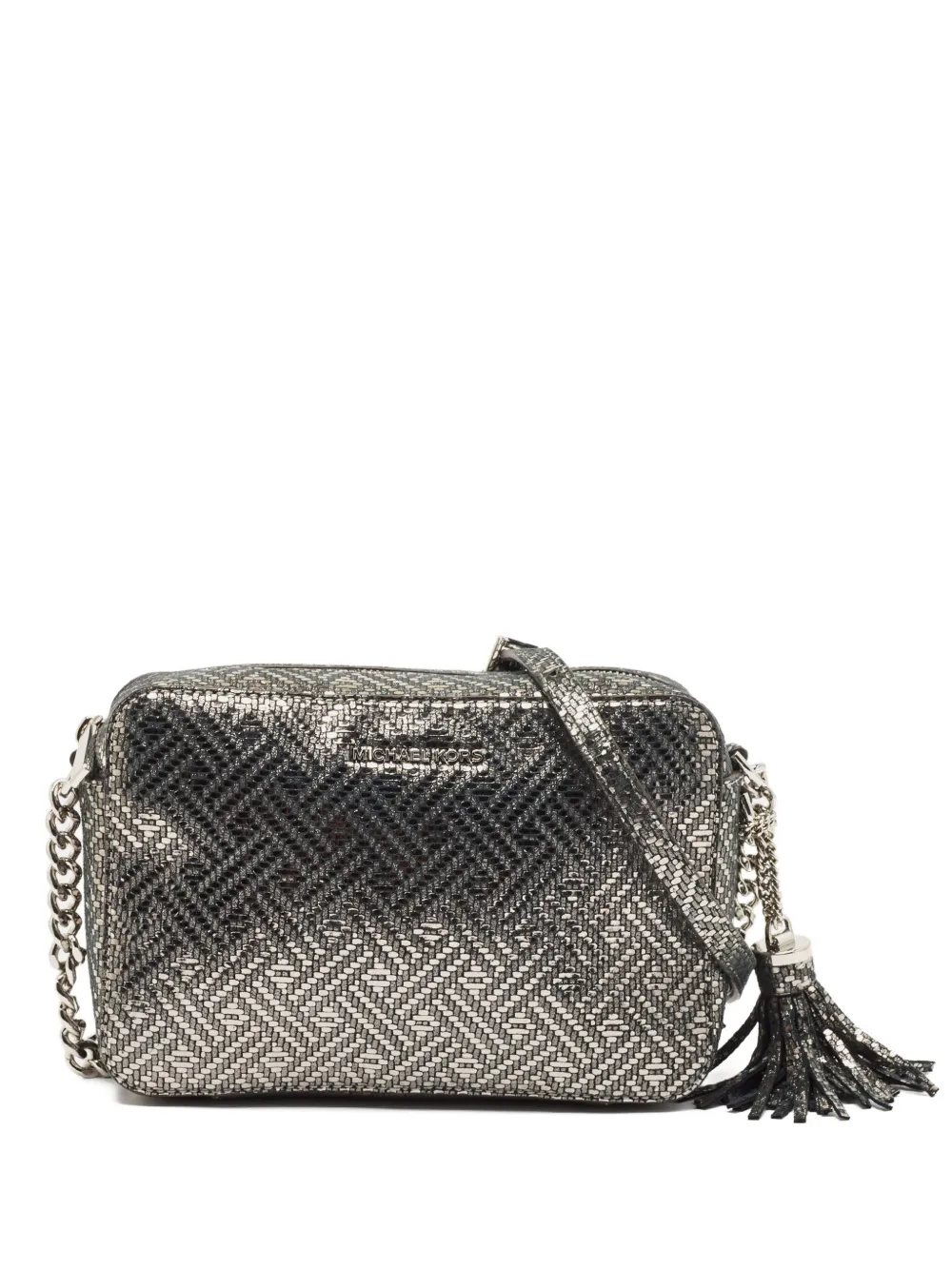Michael Kors Vintage プレオウンド Ginny ショルダーバッグ - グレー Michael Kors Vintage プレオウンド Ginny ショルダーバッグ - グレー