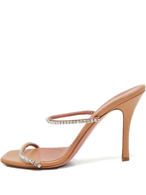 Amina Muaddi 2024 100mm Gilda mules