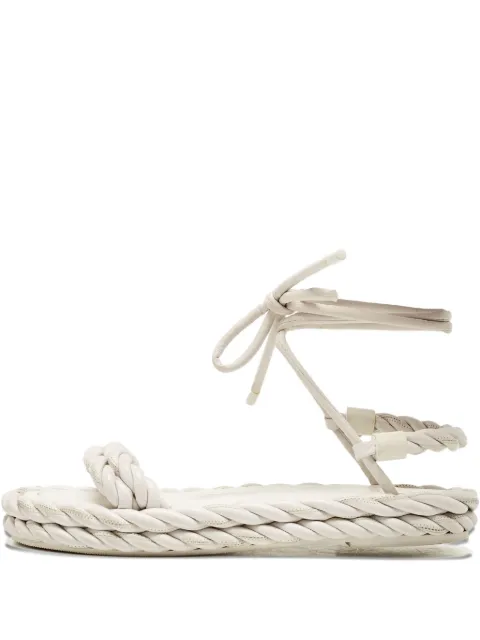 Valentino Garavani Pre-Owned rope-detail flat sandals