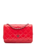 CHANEL Pre-Owned 2015-2016 CC Patent Wallet on Chain crossbody bag - Red