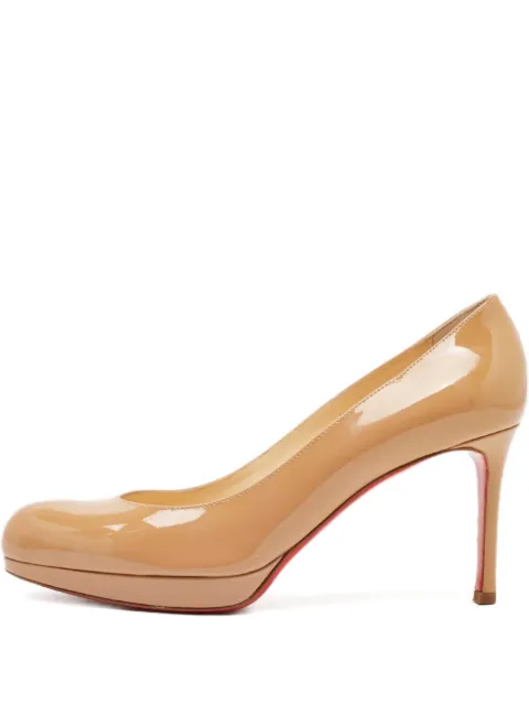 Christian Louboutin Pre-Owned zapatillas de charol