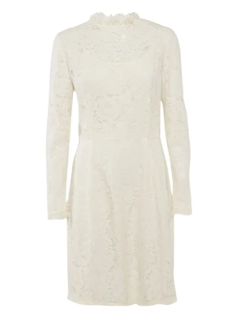Temperley London pre-owned lace high neck midi dress