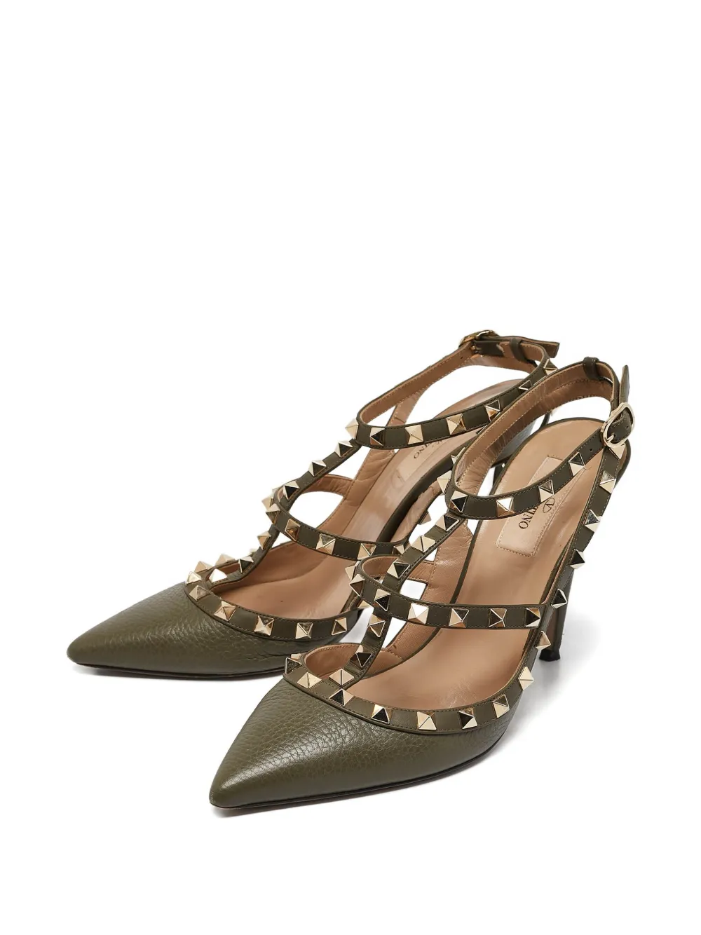 Valentino Garavani Pre-Owned 2024 Rockstud pumps - Groen