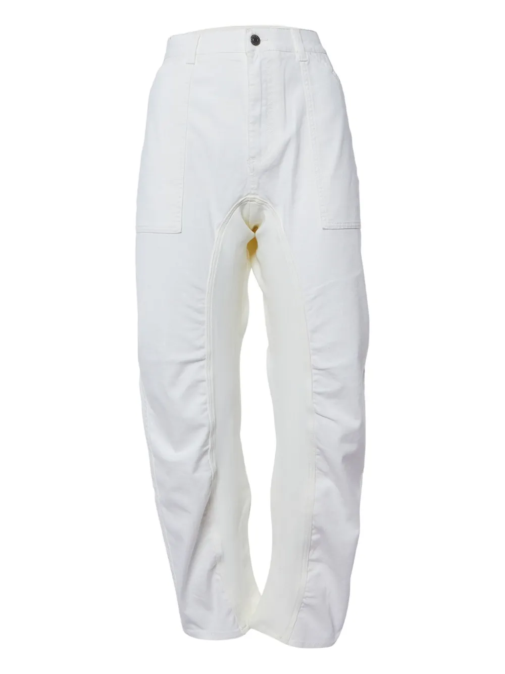 Stella McCartney Pre-Owned stretch-cotton trousers | White | Image 1