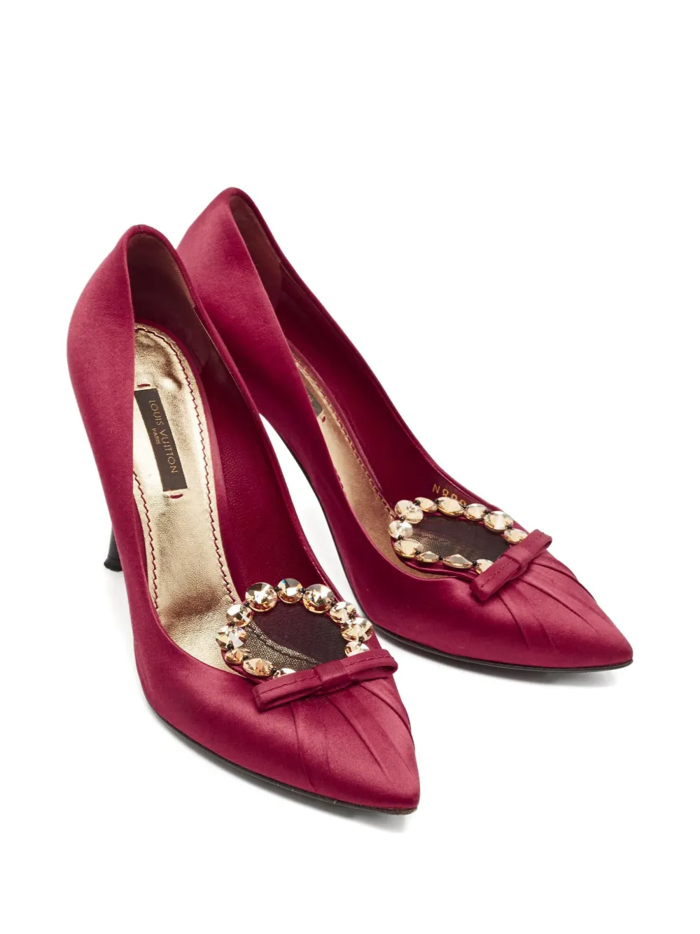 Louis Vuitton Pre-Owned Satijnen pumps - Rood