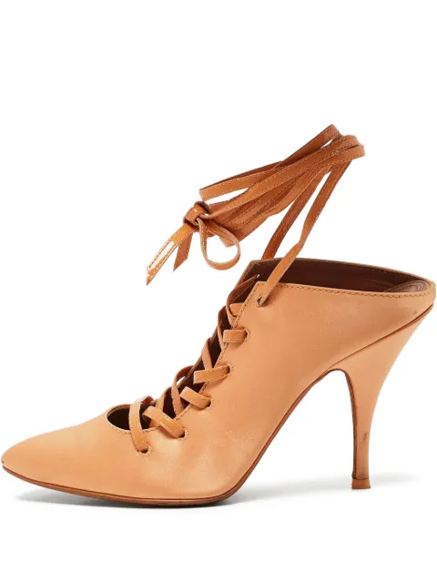 Givenchy Pre-Owned laced leather heeled pumps