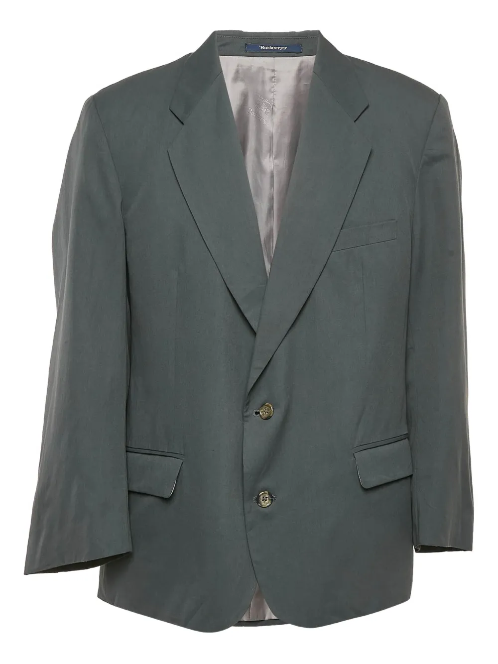 Burberry Pre-Owned single-breasted blazer - グレー Burberry Pre-Owned single-breasted blazer - グレー