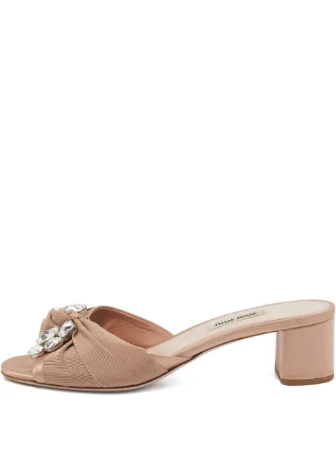 Miu Miu Pre-Owned 45mm crystal-embellished sandals