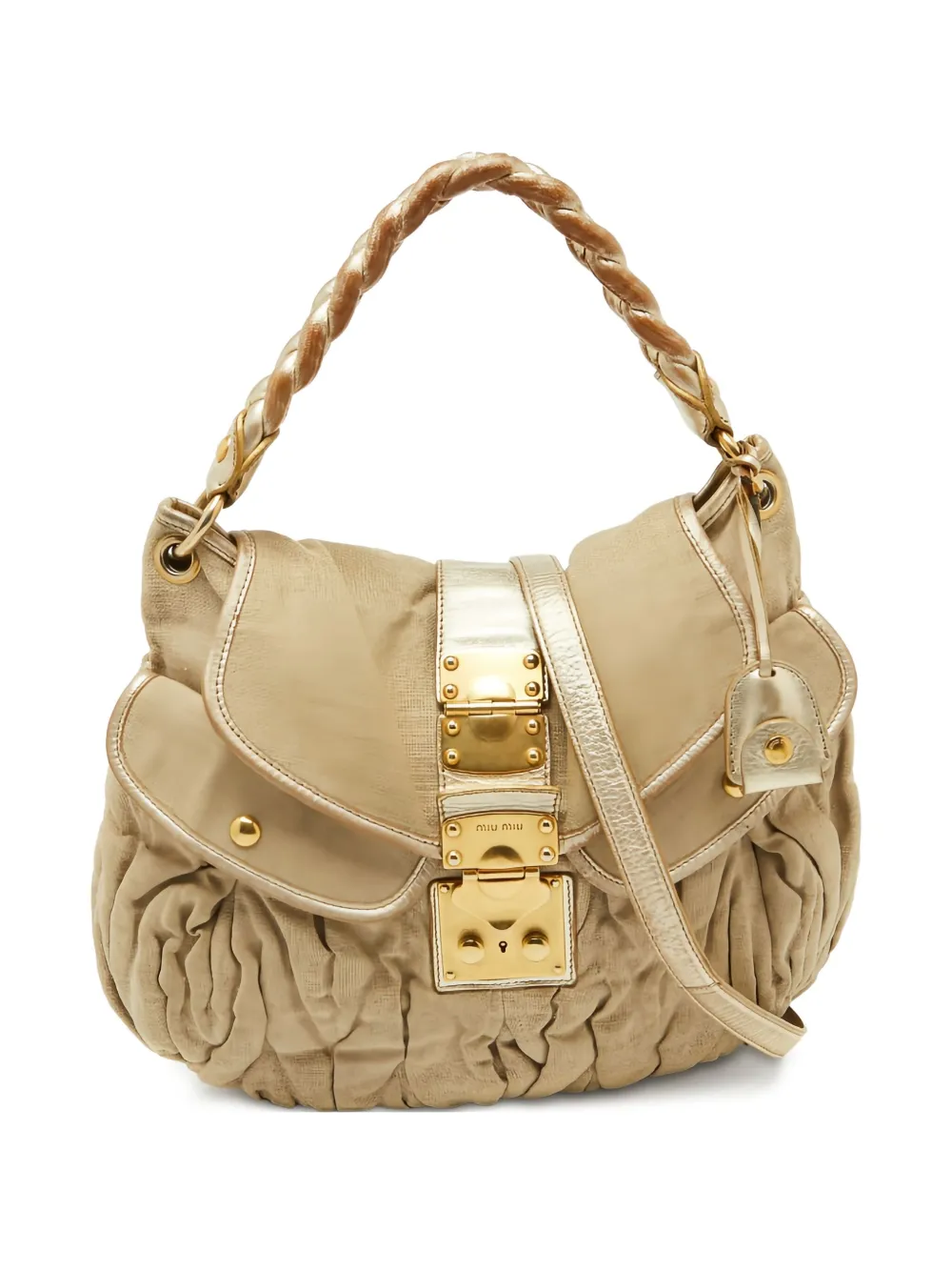 Miu Miu Pre-Owned Borsa a spalla Coffer | toni neutri | Image 1