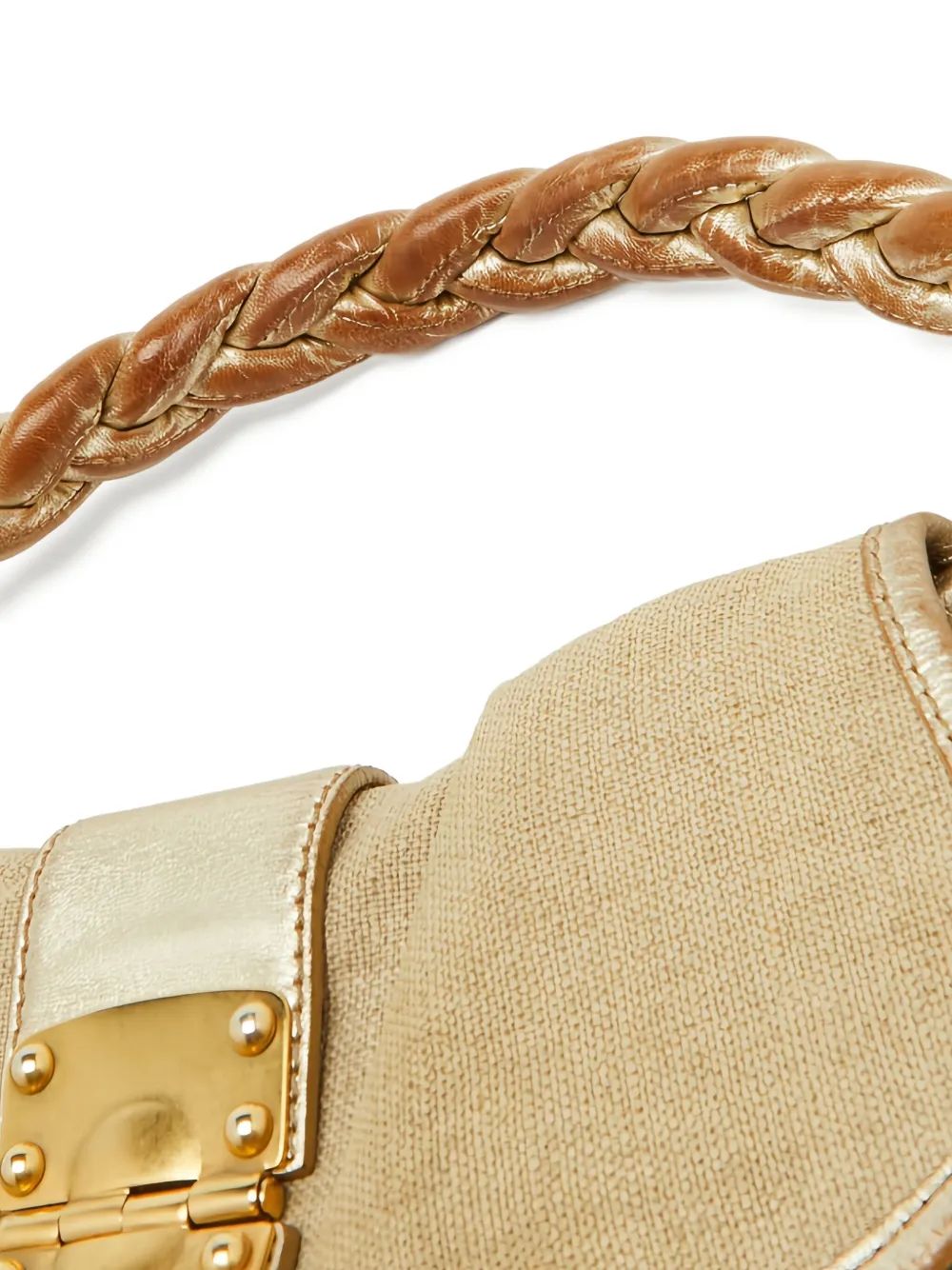 Pre-owned Miu Miu Coffer Shoulder Bag