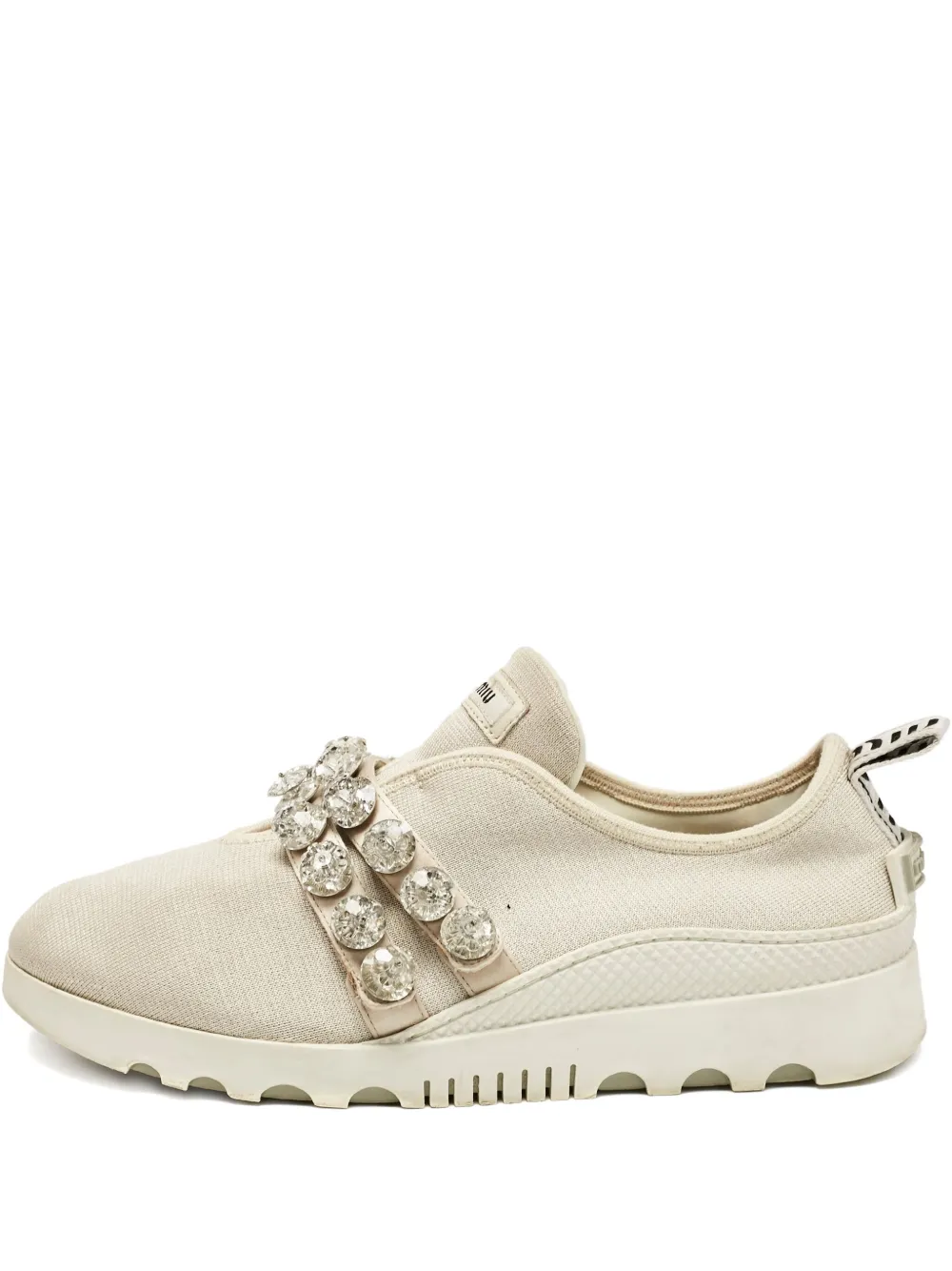 crystal-embellishment sneakers