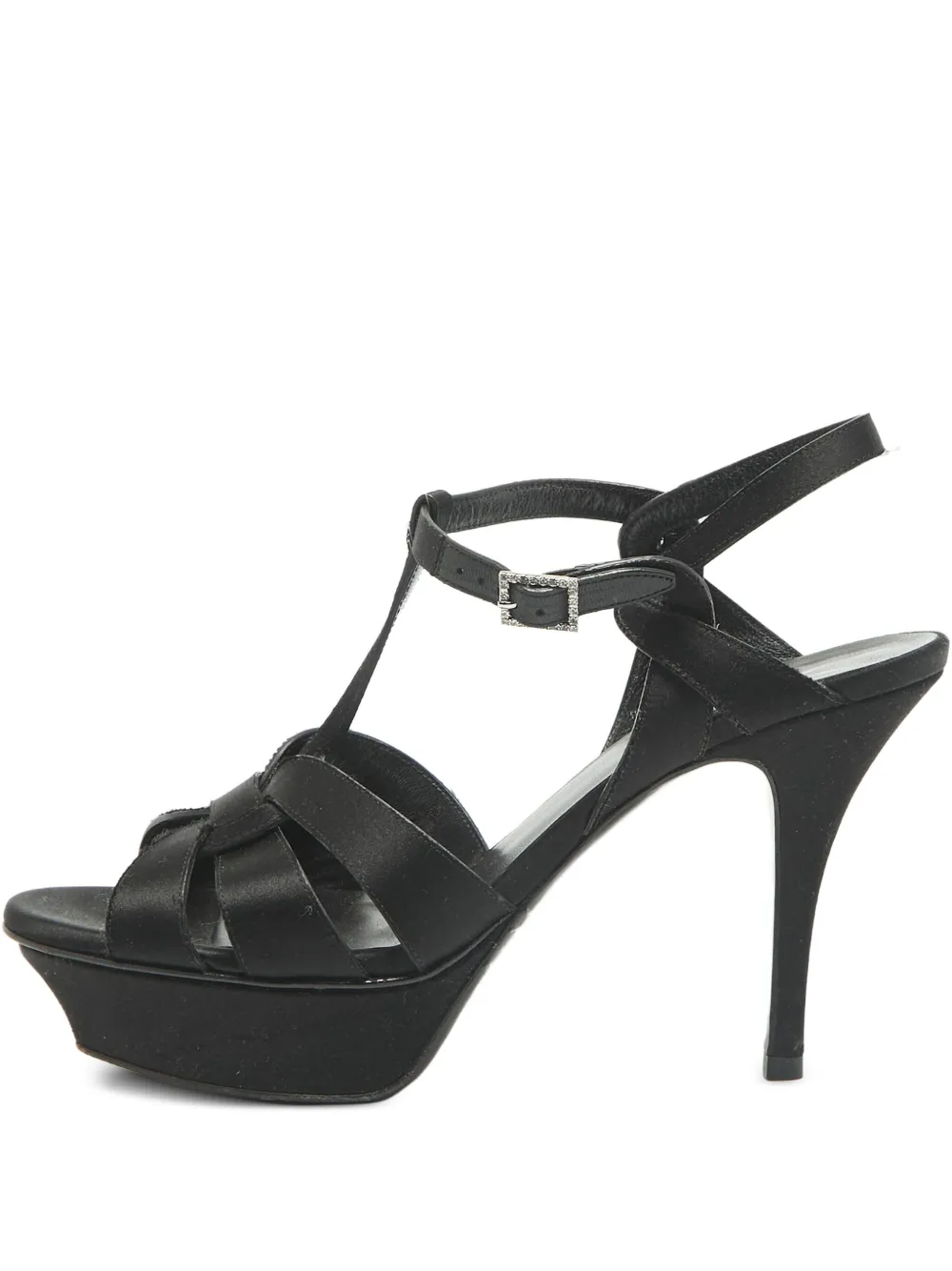 Saint Laurent Pre-Owned Offene Sandalen 105mm - Schwarz