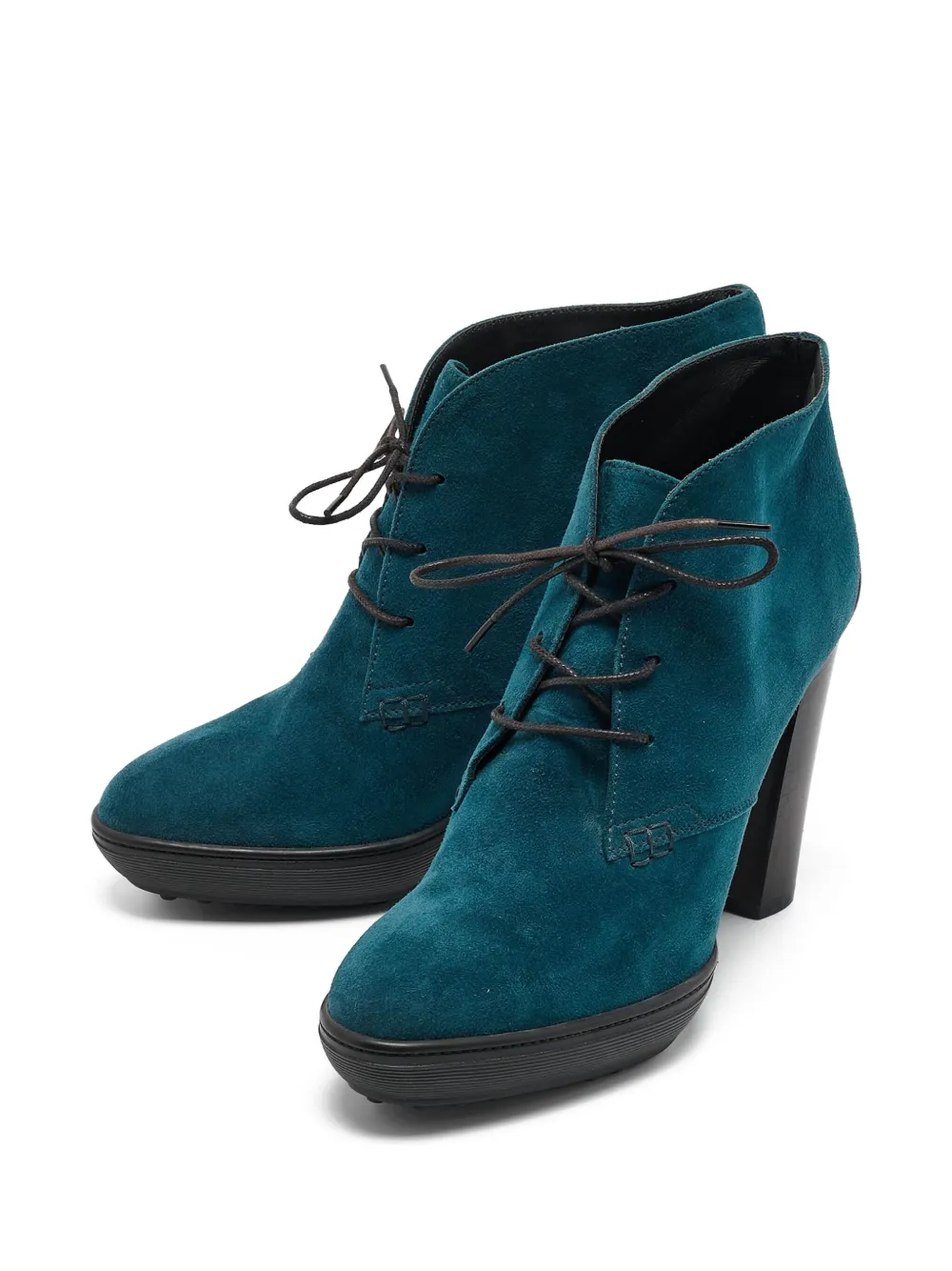 Tod's Vintage pre-owned 100mm suede lace-up ankle boots | Image 2