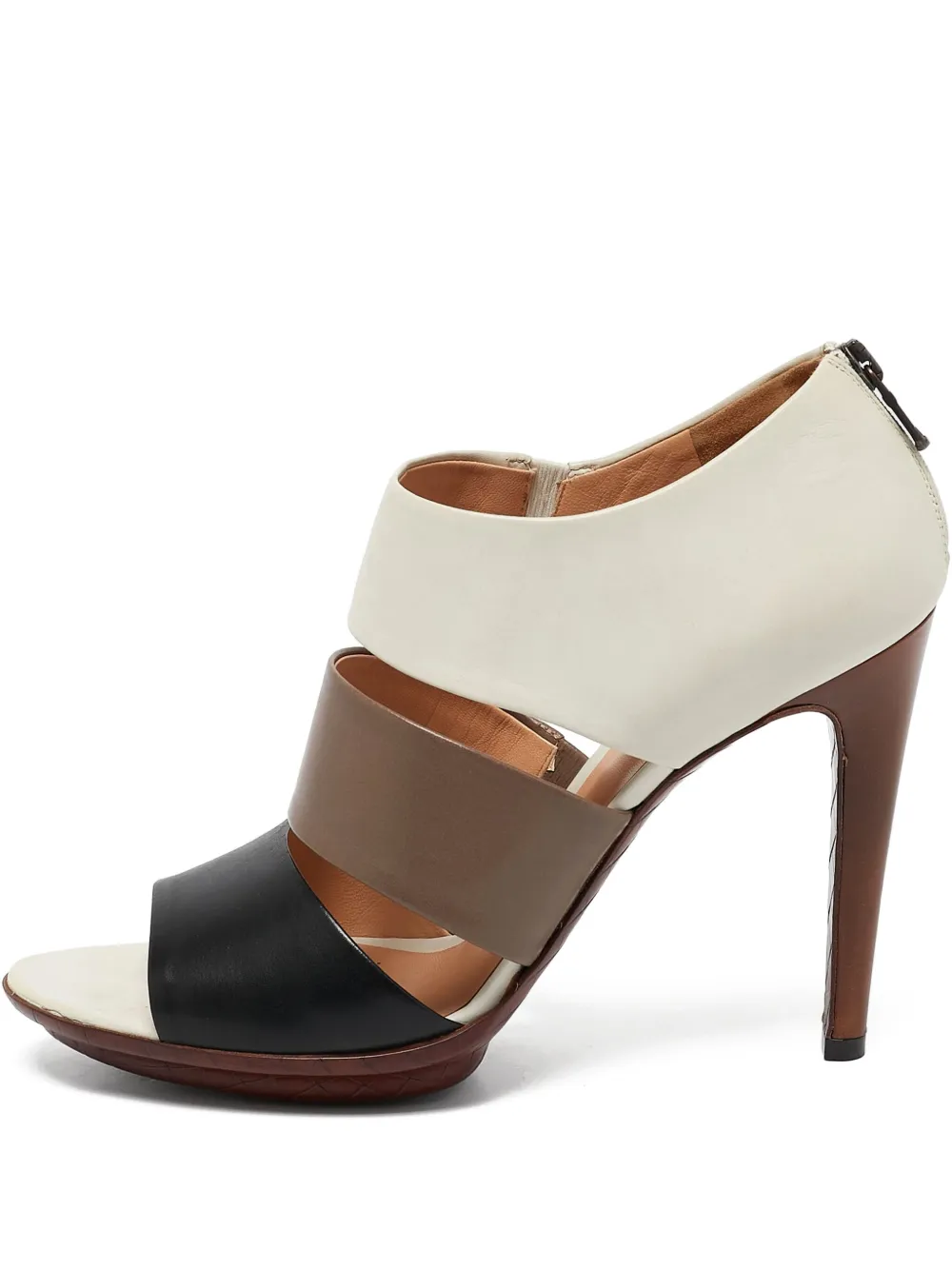 Bottega Veneta Pre-Owned 115mm leather sandals | Brown | Image 1