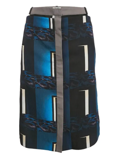 Kenzo Pre-Owned falda midi con estampado