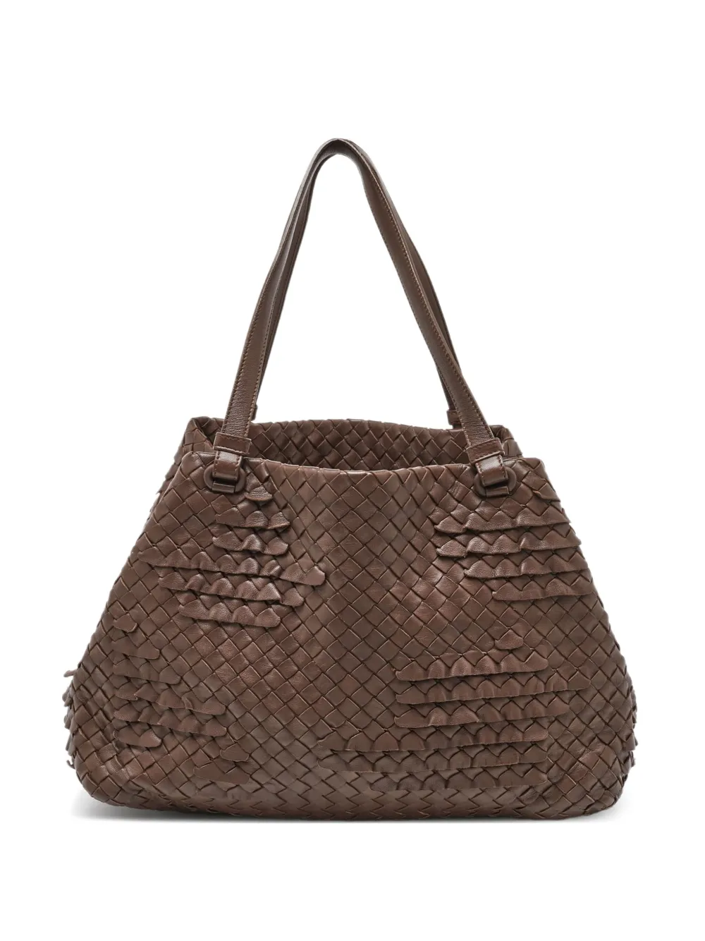Bottega Veneta Pre-Owned Cesta Intrecciato leather tote bag | Brown | Image 1