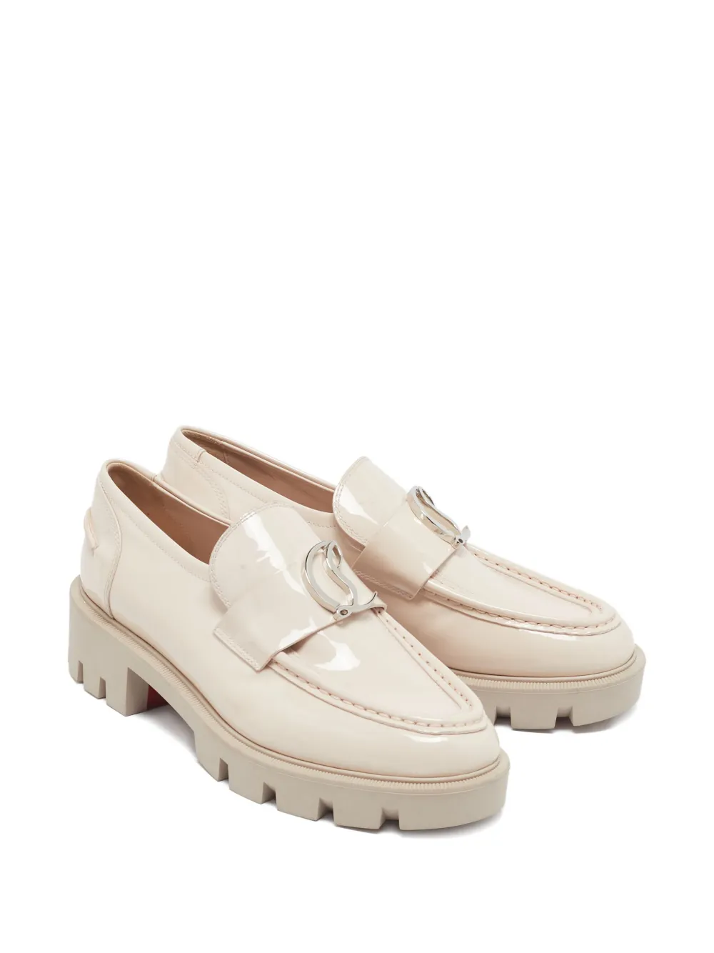 Christian Louboutin Pre-Owned 40mm leather platform loafers | Image 2