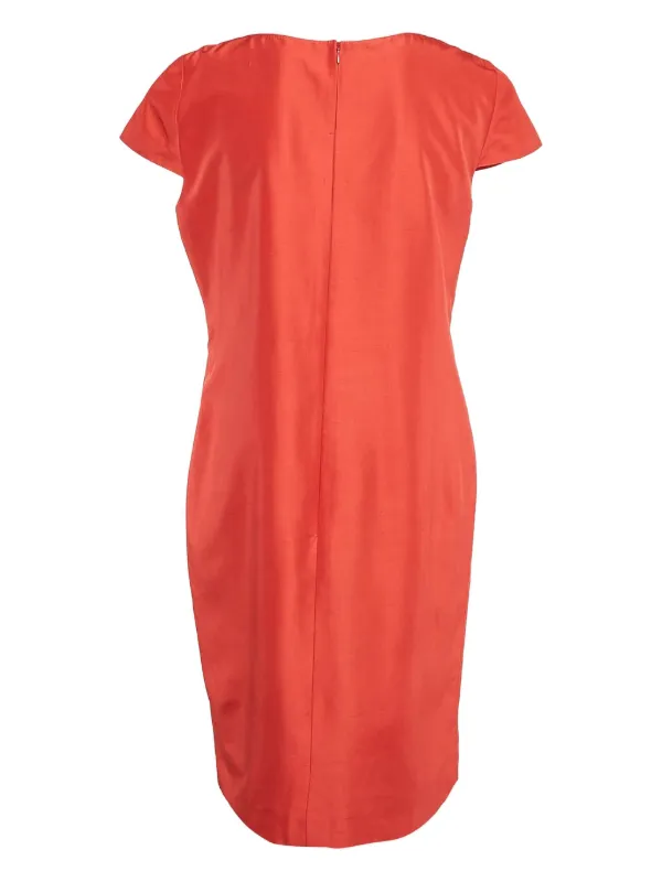 oscar midi dress orange Oscar de la Renta 2021 Midi Length Dress w/ Tags - Orange Dresses, Clothing  - OSC278300