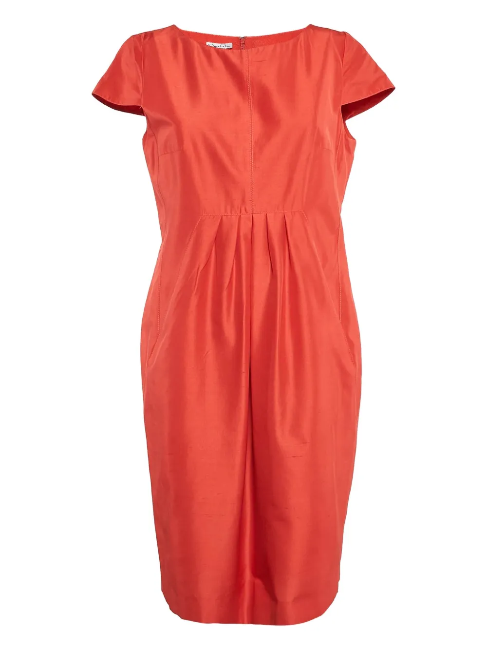 Oscar de la Renta Pre-Owned silk midi dress | Red | Image 1