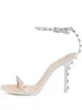 Pre-Owned Alexander Wang 115mm Nicki rhinestone-embellished sandals - White