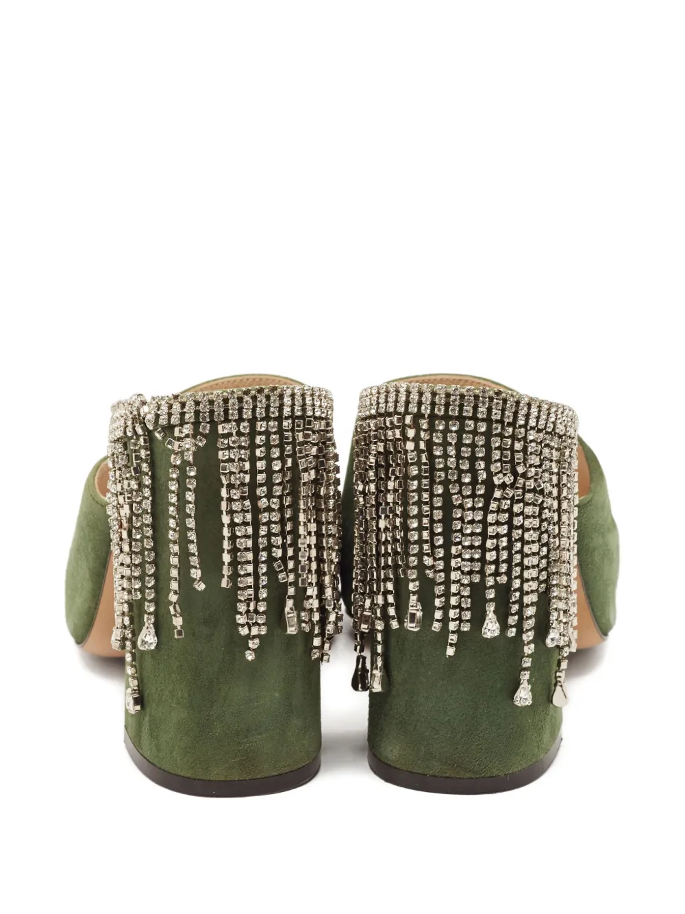 Jimmy Choo Pre-Owned 110mm crystal-embellished heeled mules | Image 2