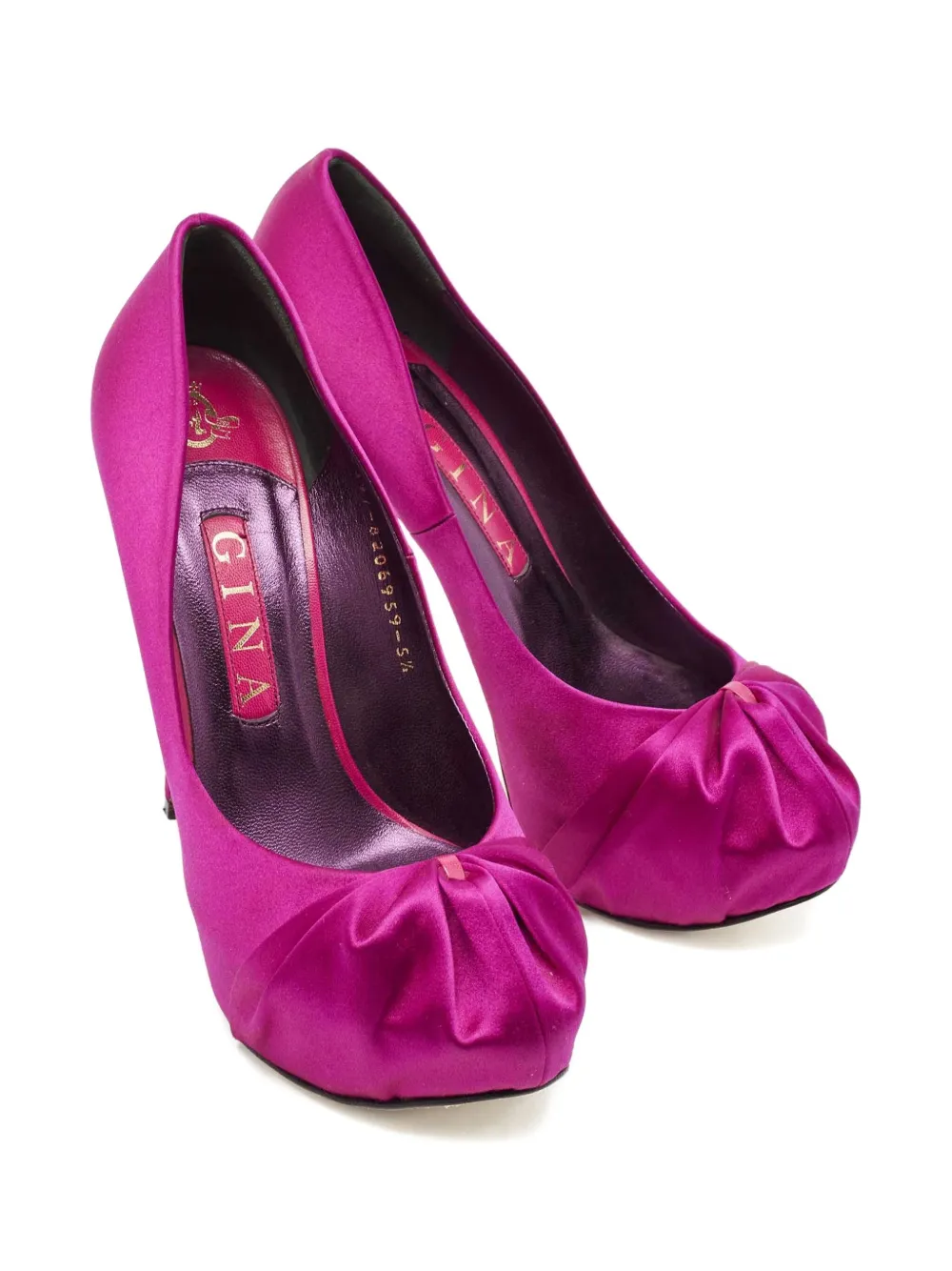 Gina 125mm satin-finish heeled pumps | Image 2