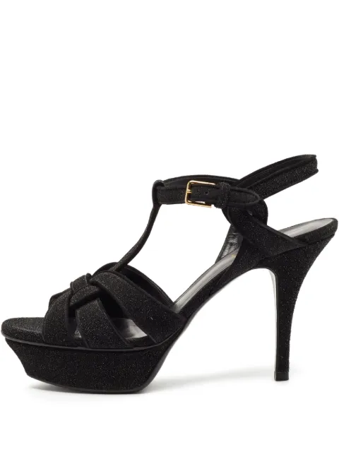 Saint Laurent Pre-Owned sandalias Tribute con tacón 110mm