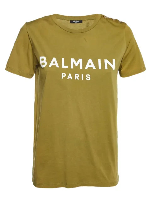 Balmain Pre-Owned logo-print T-shirt
