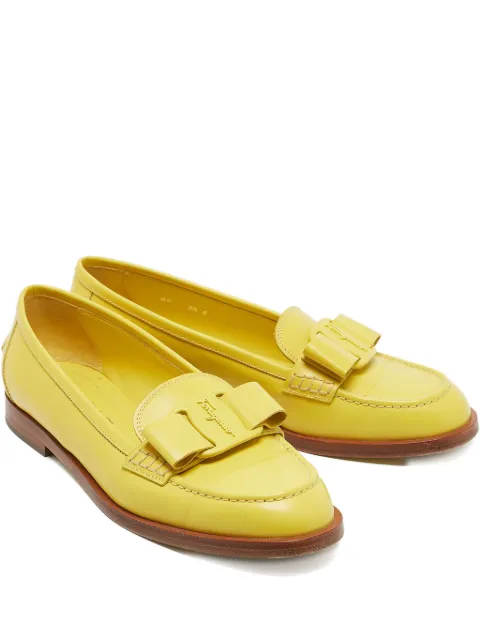 Ferragamo Pre-Owned mocasines Vivaldo Vara de piel