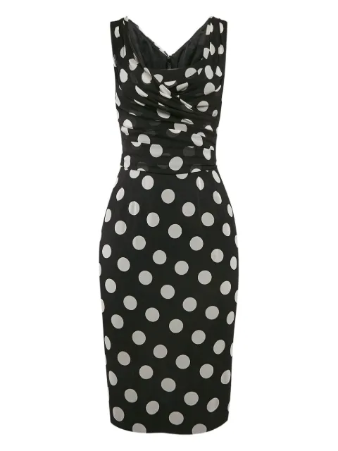 Dolce & Gabbana Pre-Owned polka-dot print silk dress