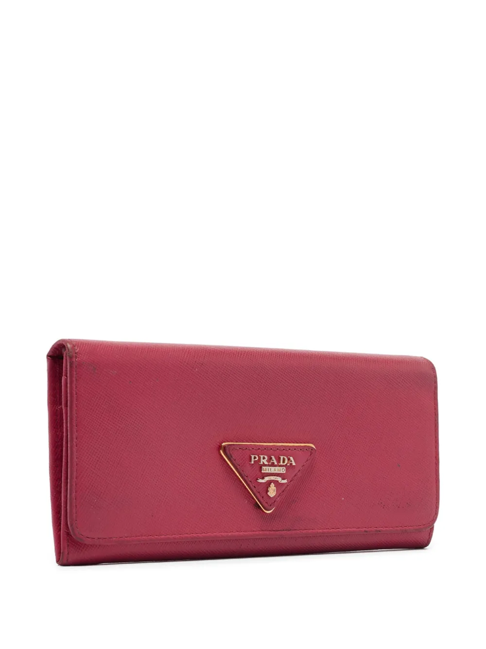 Pre-owned Prada Triangle-logo Wallet