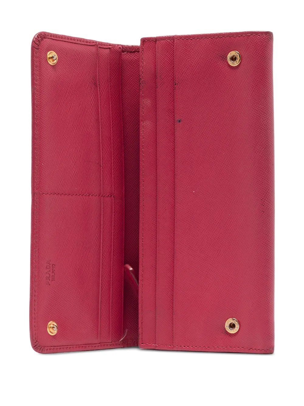 Pre-owned Prada Triangle-logo Wallet