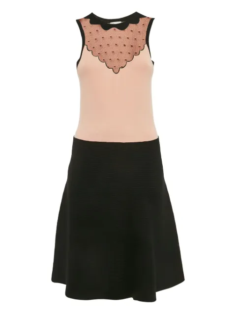 Valentino Pre-Owned Zweifarbiges Midikleid