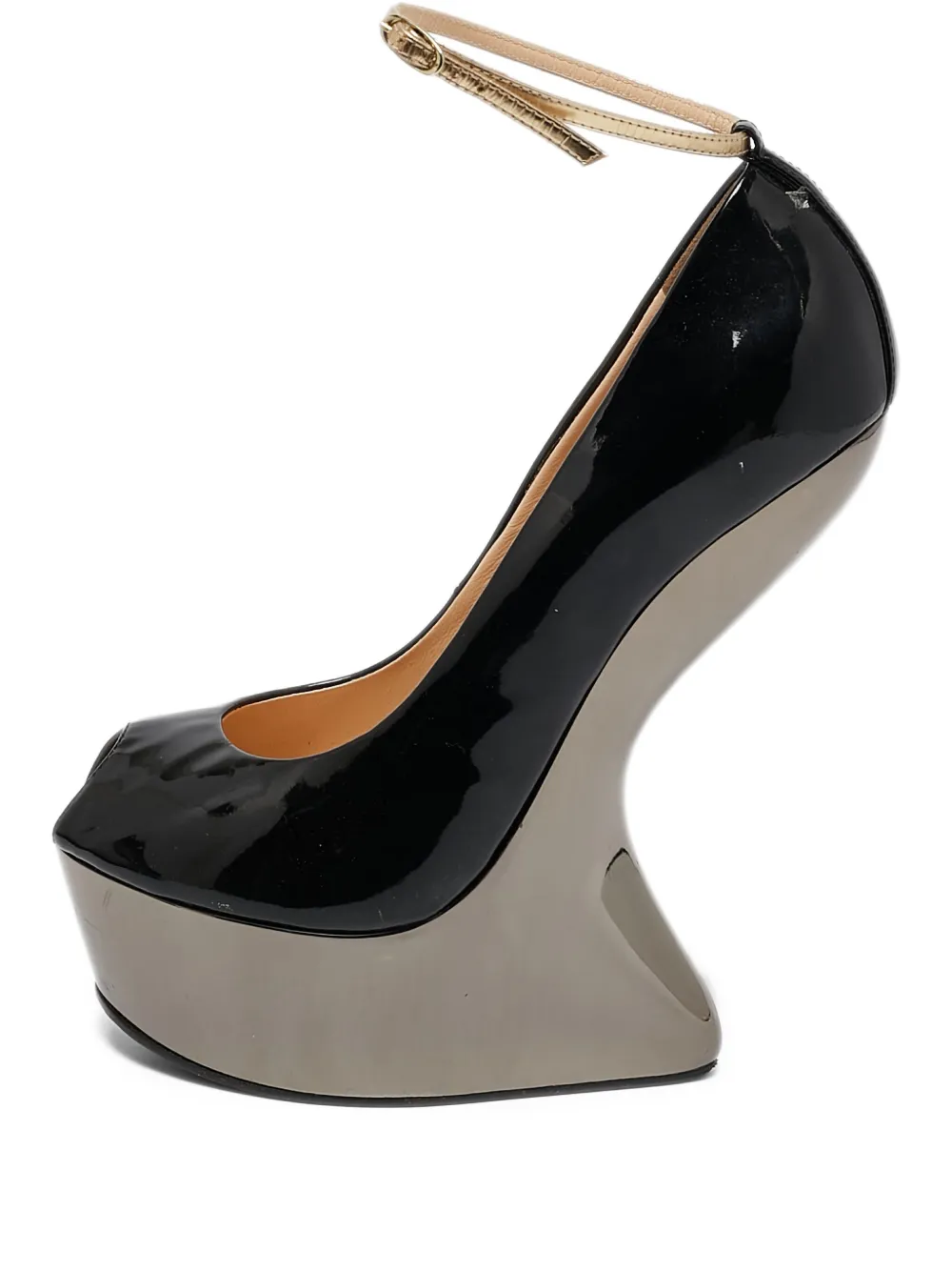 Giuseppe Zanotti Vintage 150mm peep-toe platform pumps | Black | Image 1