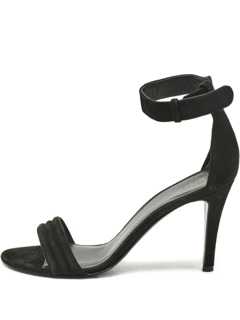 Céline Pre-Owned 105mm suede sandals