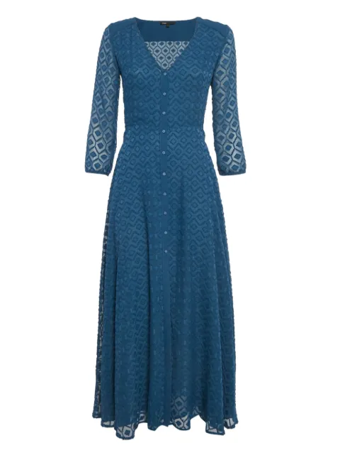 Maje Pre-owned Kleid mit Knopfmuster