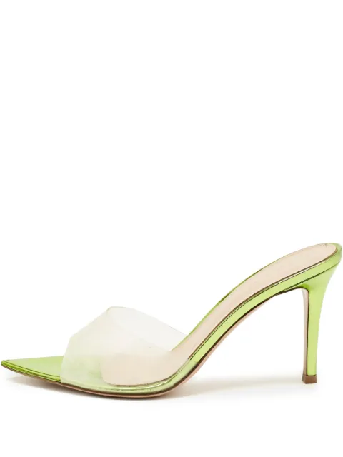 Gianvito Rossi Pre-owned 100mm transparent pointed-toe sandals