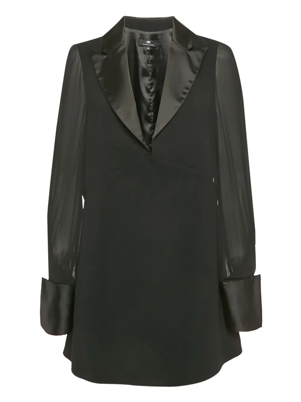 Elisabetta Franchi robe courte pre-owned à modèle blazer | noir | Image 1