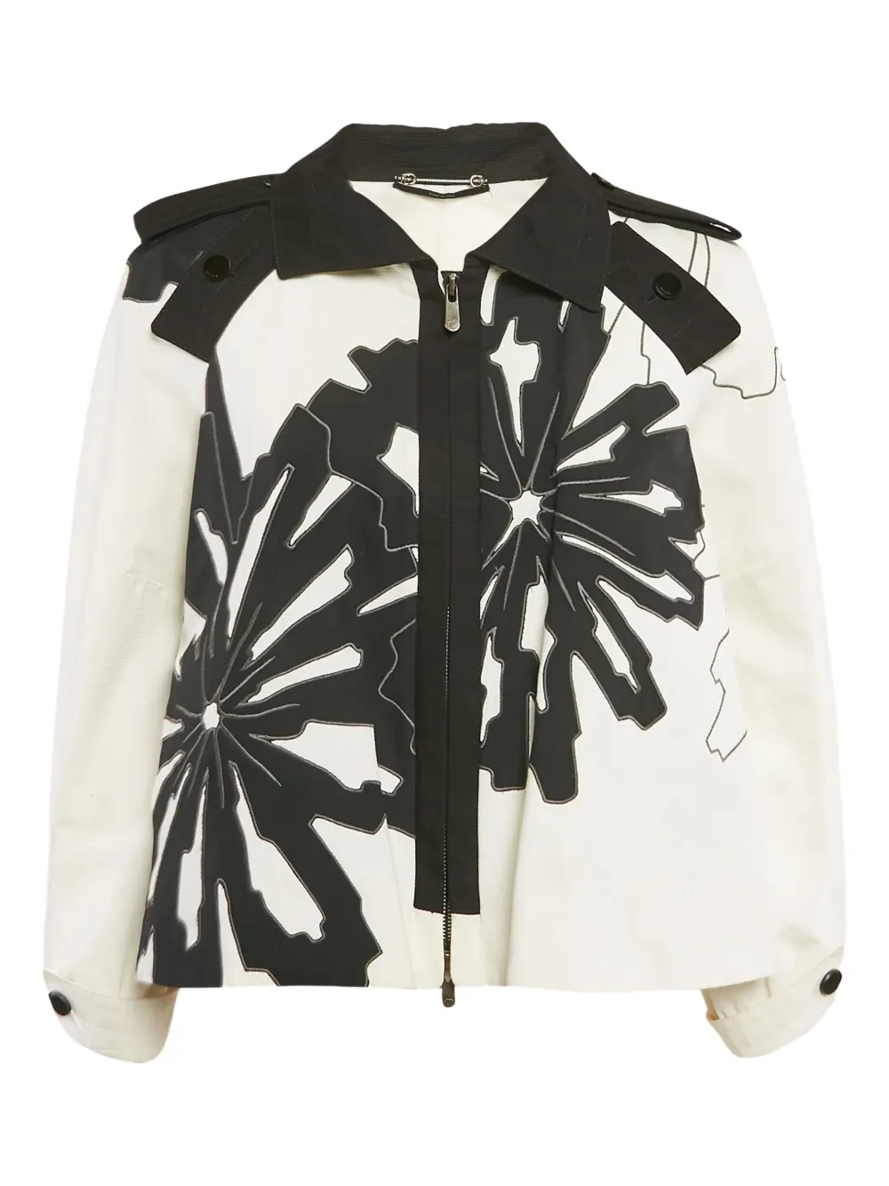 Gucci Pre-Owned floral-motif blazer | White | Image 1