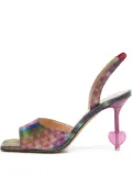 MACH & MACH pre-owned 90mm heart-heel open-toe sandals - Pink