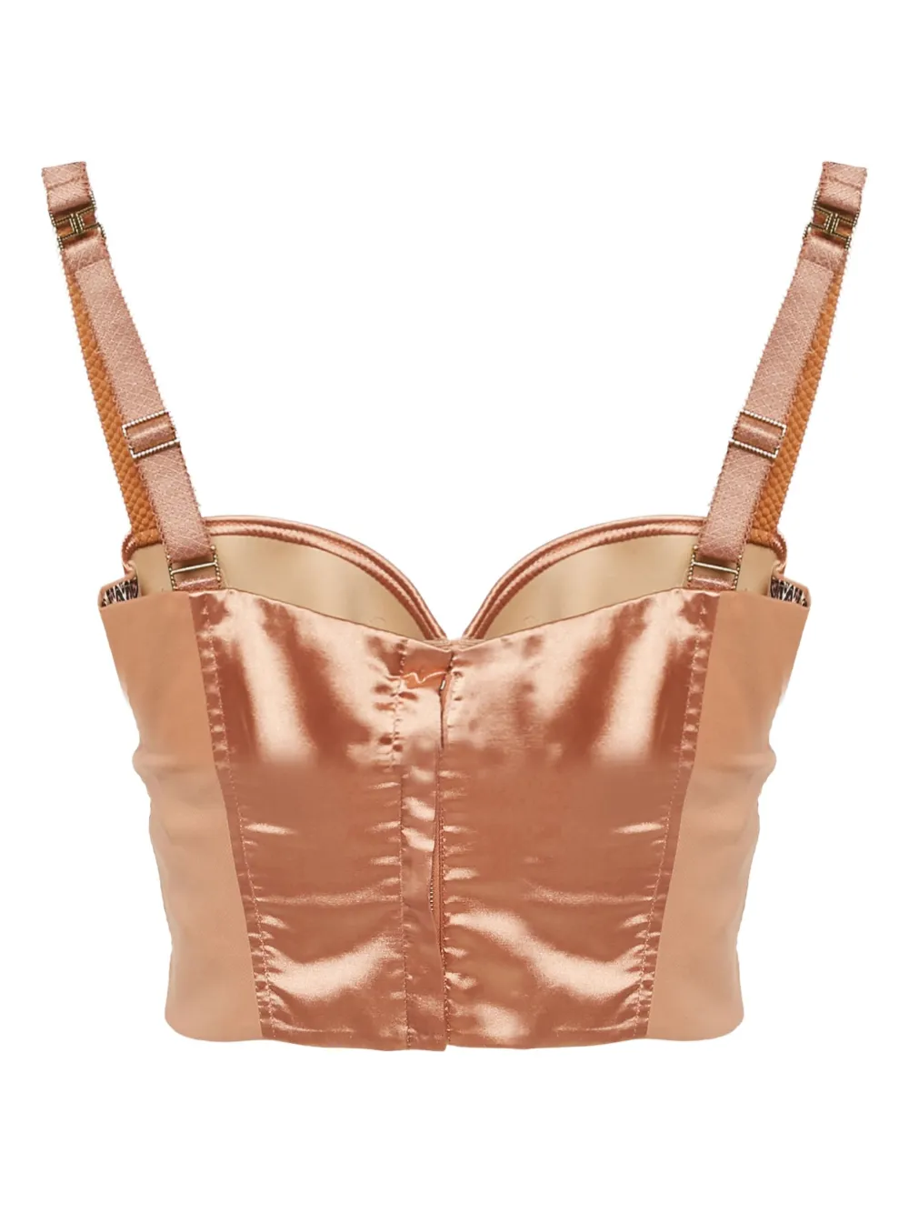 Elisabetta Franchi pre-owned satin bustier crop top | Image 2