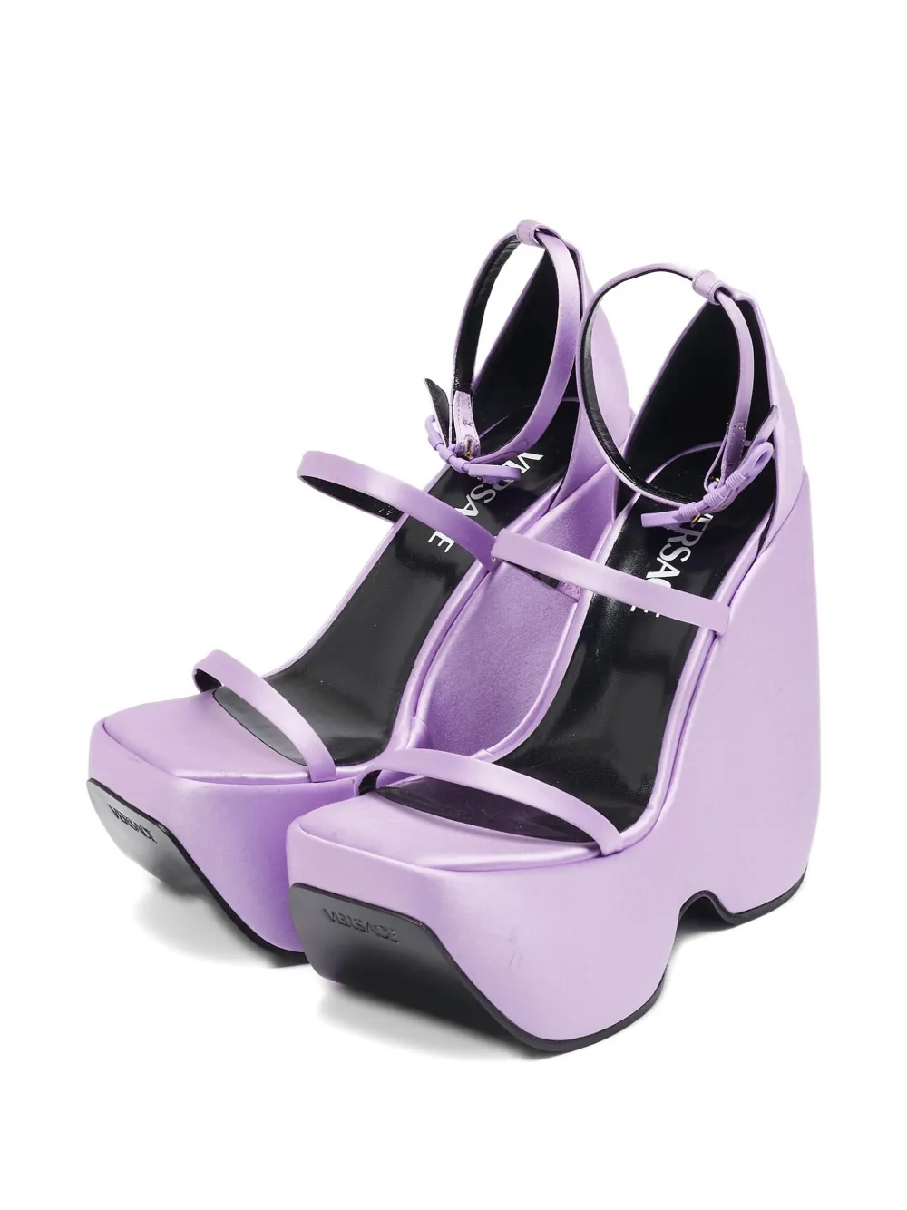 Versace Pre-Owned 150mm wedge sandals | Image 2