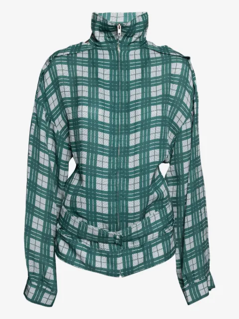 JOSEPH veste ceinturée pre-owned à carreaux