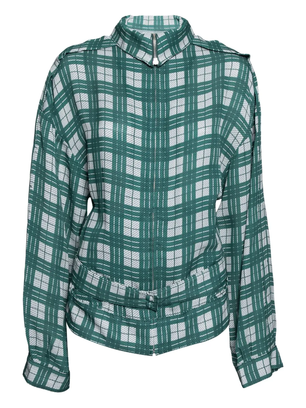 JOSEPH pre-owned checked belted jacket | Image 2
