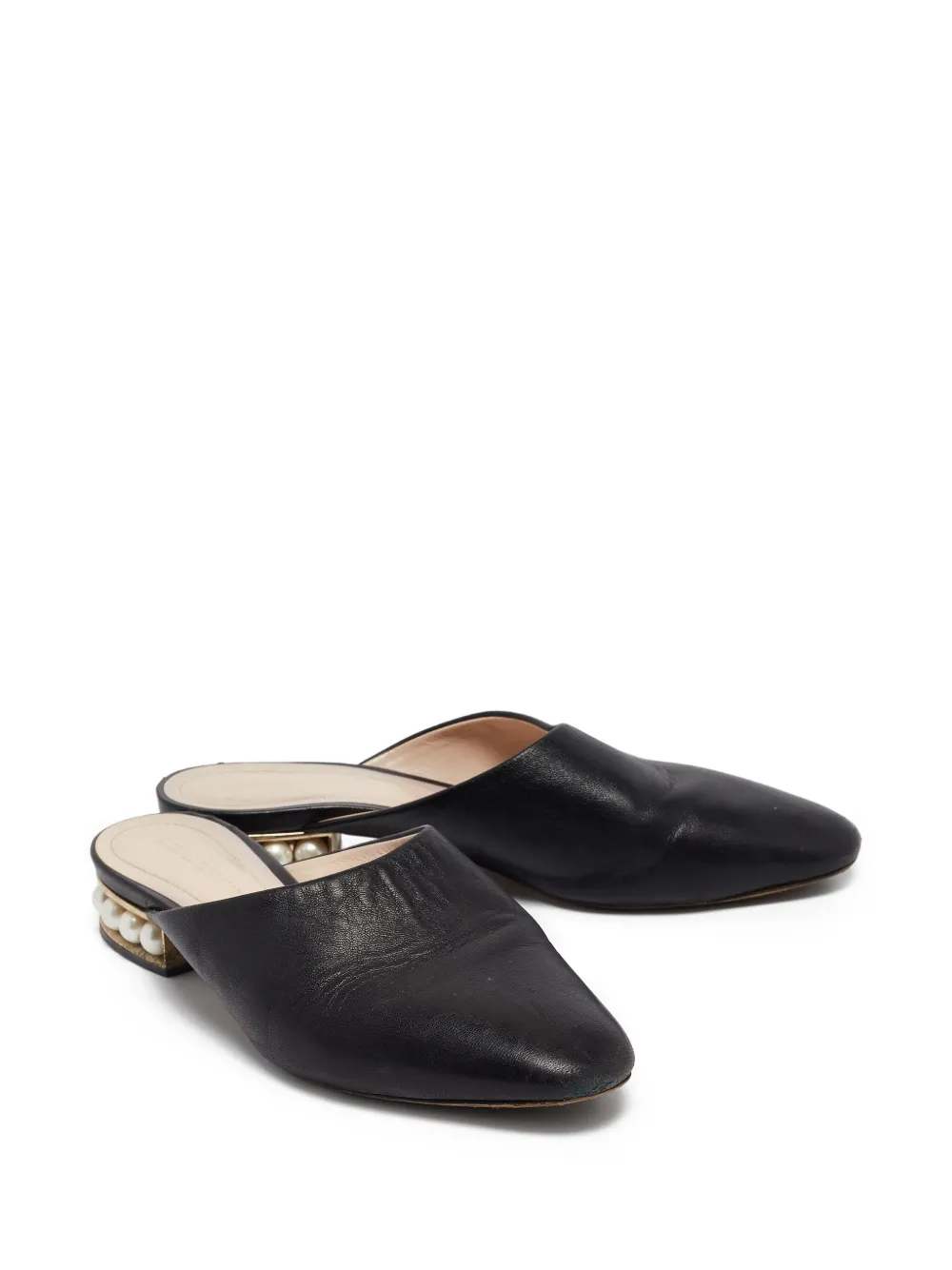 Nicholas Kirkwood pre-owned Casati pearl-embellished slip-on mules | Image 2