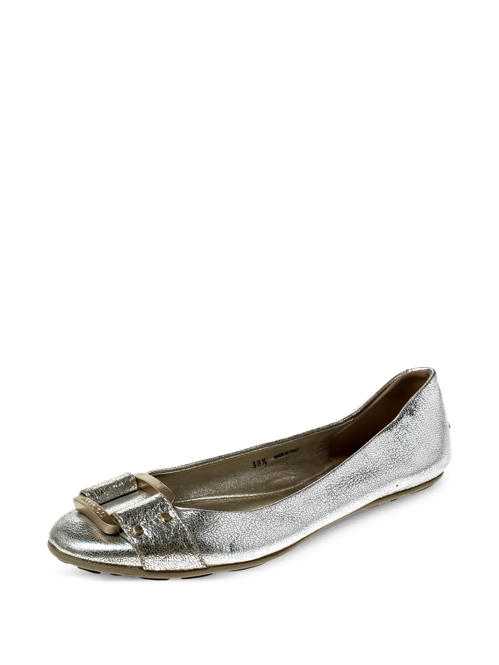 Jimmy Choo Pre-Owned metallic leather ballet flats | Image 2