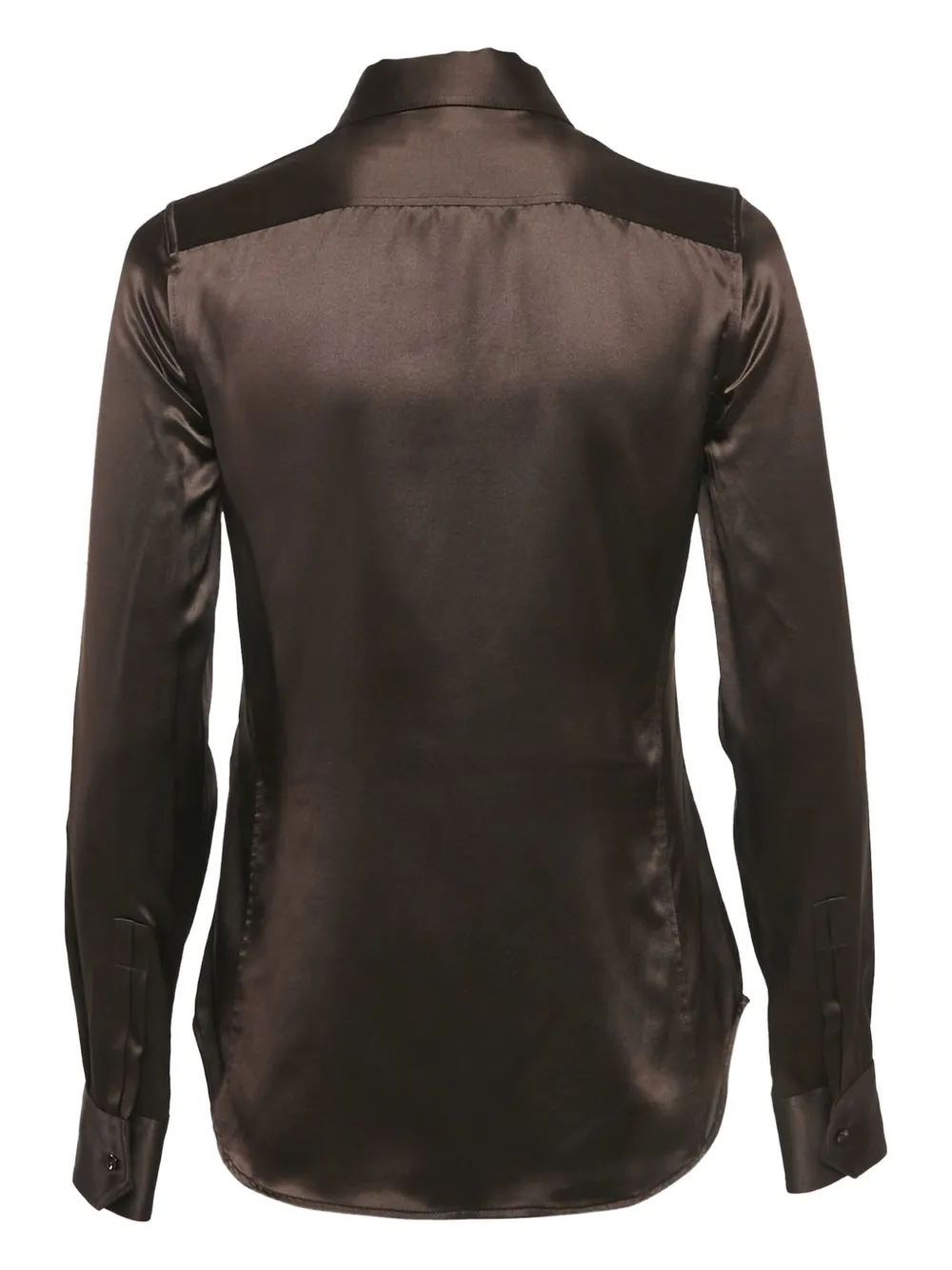 Saint Laurent Pre-Owned camisa satinada con botones | Image 2